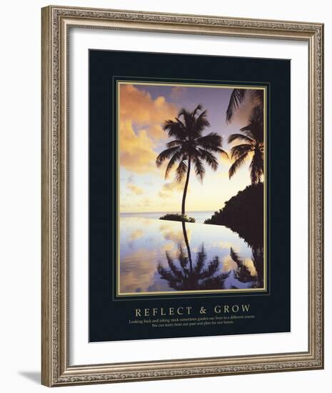 Reflect And Grow-Chris Simpson-Framed Giclee Print