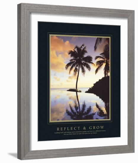 Reflect And Grow-Chris Simpson-Framed Giclee Print