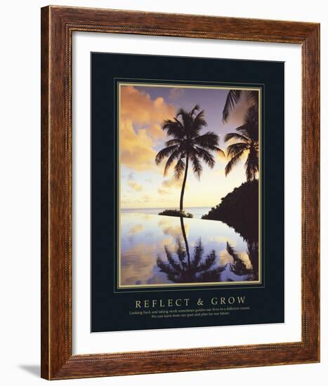 Reflect And Grow-Chris Simpson-Framed Giclee Print