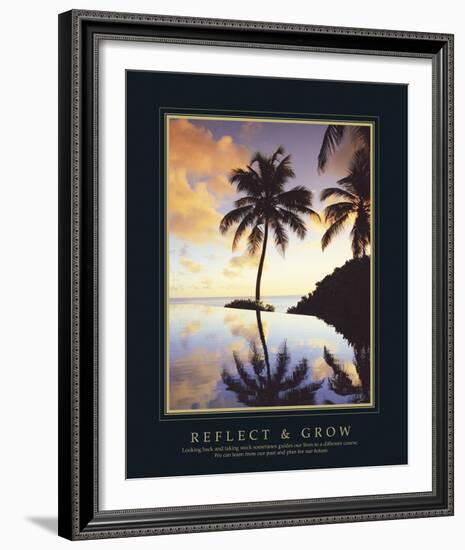 Reflect And Grow-Chris Simpson-Framed Giclee Print