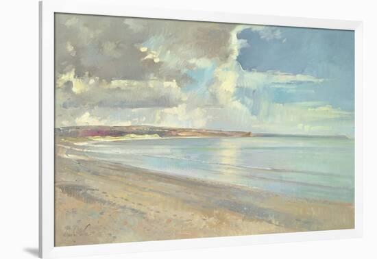 Reflected Clouds, Oxwich Beach, 2001-Timothy Easton-Framed Premium Giclee Print