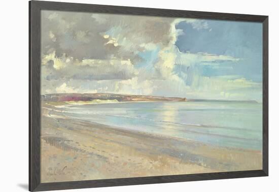 Reflected Clouds, Oxwich Beach, 2001-Timothy Easton-Framed Premium Giclee Print