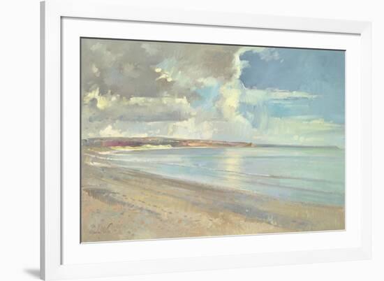 Reflected Clouds, Oxwich Beach, 2001-Timothy Easton-Framed Giclee Print