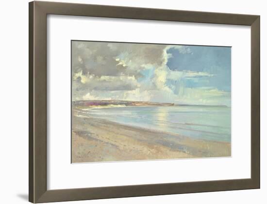 Reflected Clouds, Oxwich Beach, 2001-Timothy Easton-Framed Giclee Print