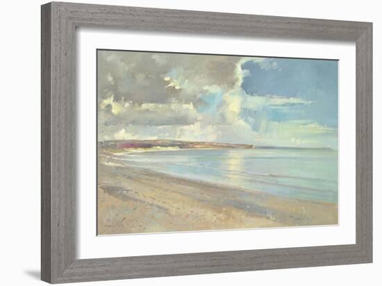 Reflected Clouds, Oxwich Beach, 2001-Timothy Easton-Framed Giclee Print