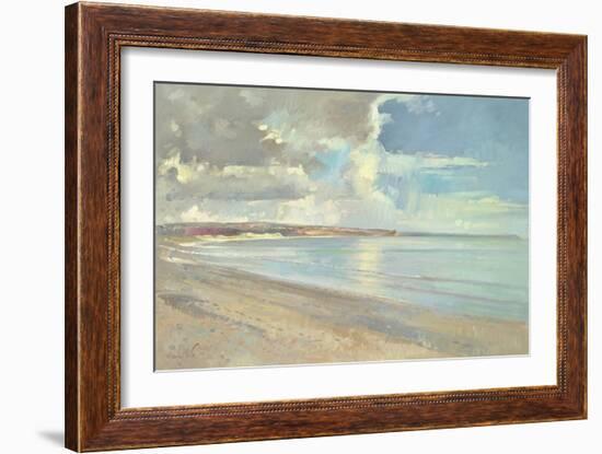 Reflected Clouds, Oxwich Beach, 2001-Timothy Easton-Framed Giclee Print