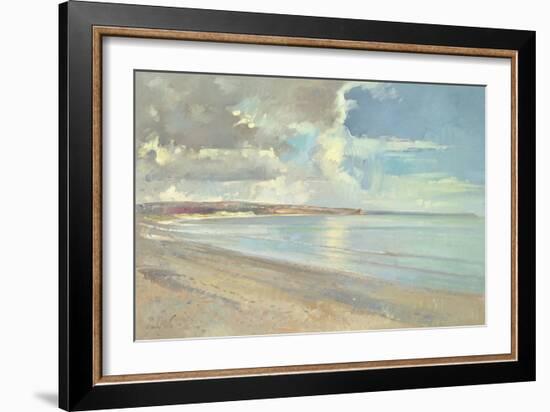 Reflected Clouds, Oxwich Beach, 2001-Timothy Easton-Framed Giclee Print