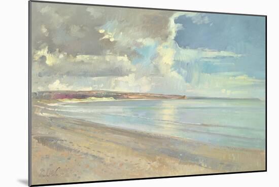 Reflected Clouds, Oxwich Beach, 2001-Timothy Easton-Mounted Giclee Print