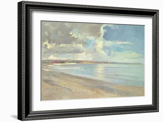 Reflected Clouds, Oxwich Beach, 2001-Timothy Easton-Framed Giclee Print