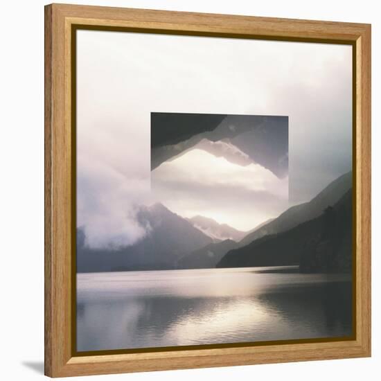 Reflected Landscape II-Laura Marshall-Framed Stretched Canvas