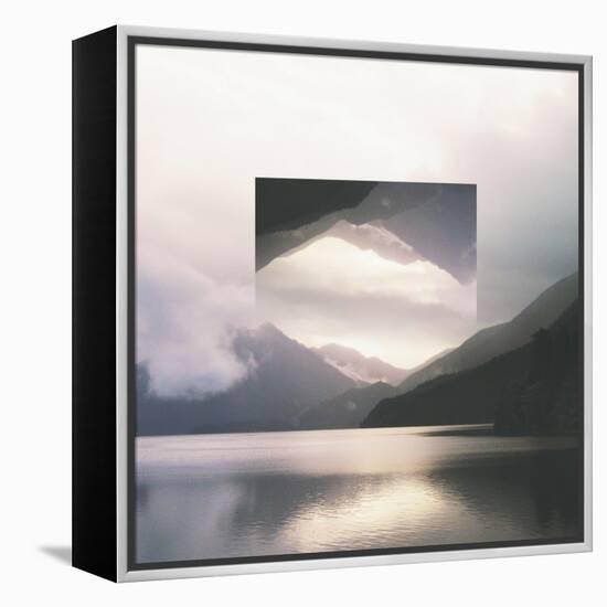 Reflected Landscape II-Laura Marshall-Framed Stretched Canvas