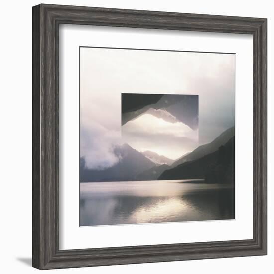 Reflected Landscape II-Laura Marshall-Framed Art Print