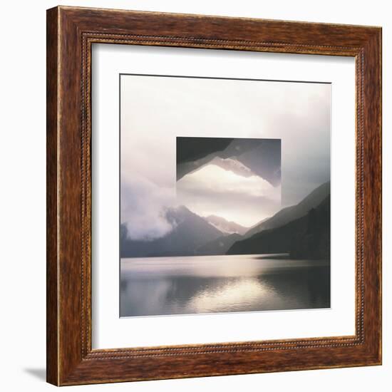 Reflected Landscape II-Laura Marshall-Framed Art Print