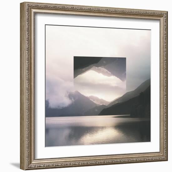 Reflected Landscape II-Laura Marshall-Framed Art Print