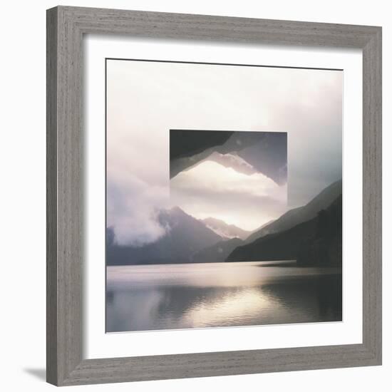 Reflected Landscape II-Laura Marshall-Framed Art Print