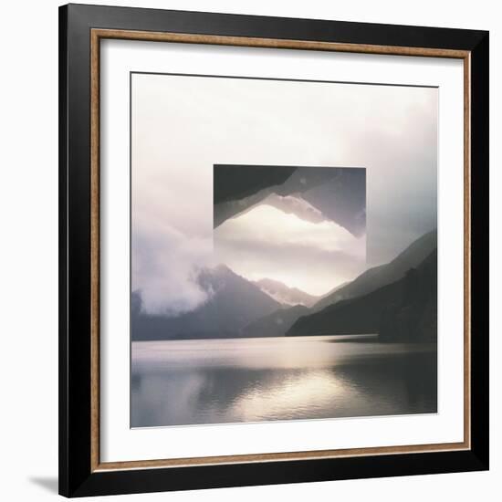 Reflected Landscape II-Laura Marshall-Framed Art Print