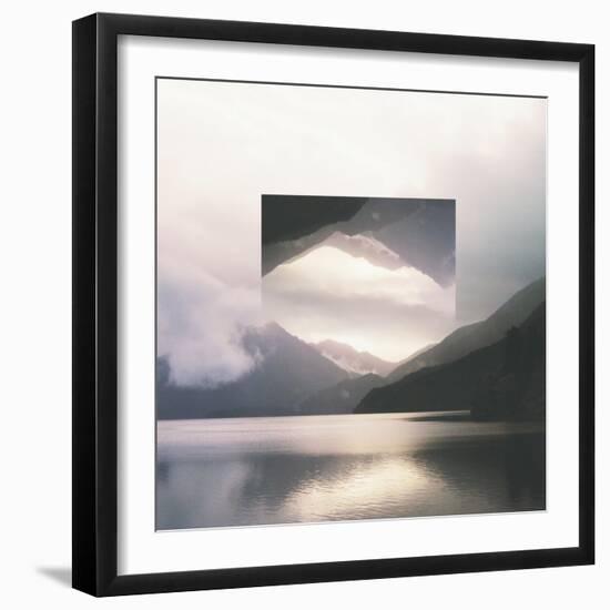 Reflected Landscape II-Laura Marshall-Framed Art Print
