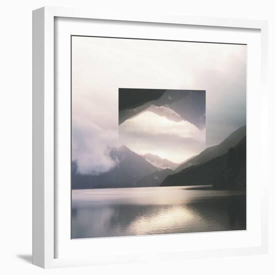 Reflected Landscape II-Laura Marshall-Framed Art Print