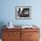 Reflected Portrait of Artist Claes Oldenburg, Sitting in Dirty, Studio Apartment-Yale Joel-Framed Premium Photographic Print displayed on a wall