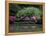 Reflecting pool and Rhododendrons in Japanese Garden, Seattle, Washington, USA-Jamie & Judy Wild-Framed Premier Image Canvas