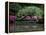 Reflecting pool and Rhododendrons in Japanese Garden, Seattle, Washington, USA-Jamie & Judy Wild-Framed Premier Image Canvas