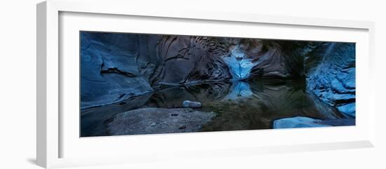 Reflecting Pool-Shelley Lake-Framed Photographic Print