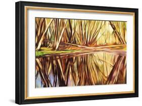 Reflectioin-Hyunah Kim-Framed Art Print
