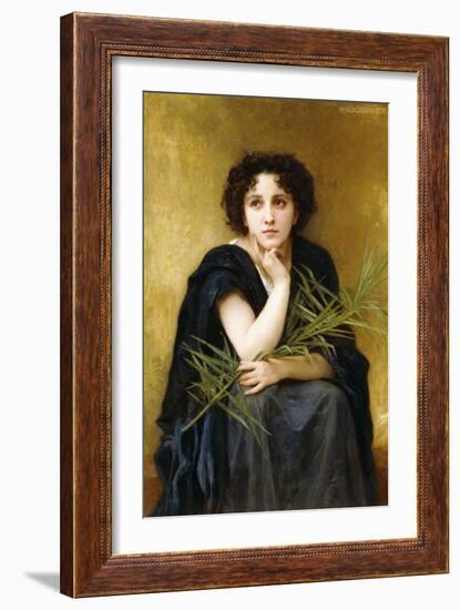 Reflection, 1898-William Adolphe Bouguereau-Framed Giclee Print