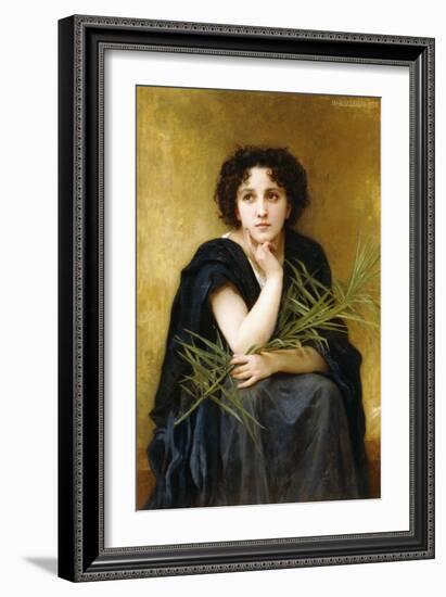 Reflection, 1898-William Adolphe Bouguereau-Framed Giclee Print