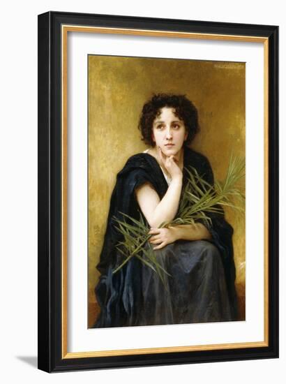 Reflection, 1898-William Adolphe Bouguereau-Framed Giclee Print