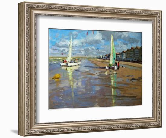 Reflection, Bray Dunes, France-Andrew Macara-Framed Giclee Print