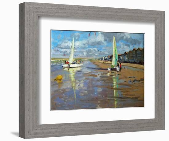 Reflection, Bray Dunes, France-Andrew Macara-Framed Giclee Print