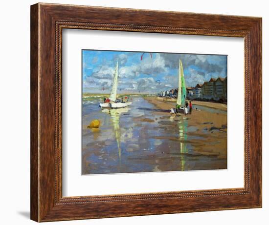 Reflection, Bray Dunes, France-Andrew Macara-Framed Giclee Print