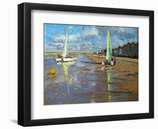 Reflection, Bray Dunes, France-Andrew Macara-Framed Giclee Print