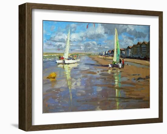 Reflection, Bray Dunes, France-Andrew Macara-Framed Giclee Print