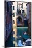Reflection in a Canal, Venice, Italy-George Oze-Mounted Photographic Print