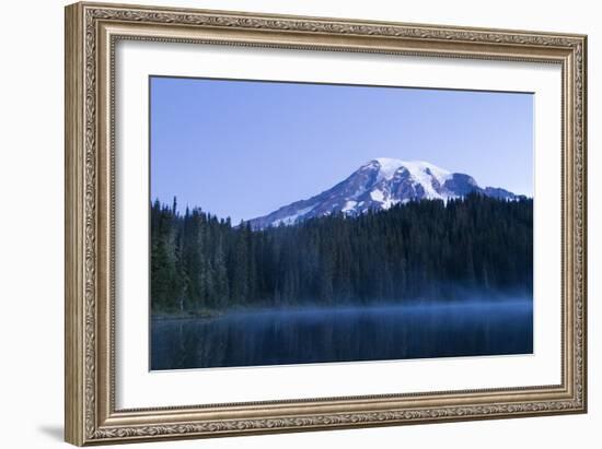 Reflection Lake, Mt. Rainier National Park, WA-Justin Bailie-Framed Photographic Print