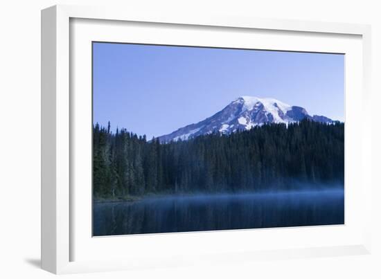 Reflection Lake, Mt. Rainier National Park, WA-Justin Bailie-Framed Photographic Print