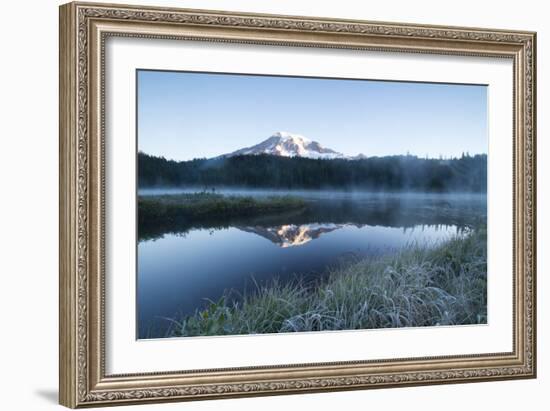 Reflection Lake. Mt. Rainier National Park, WA-Justin Bailie-Framed Photographic Print