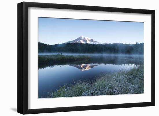 Reflection Lake. Mt. Rainier National Park, WA-Justin Bailie-Framed Photographic Print