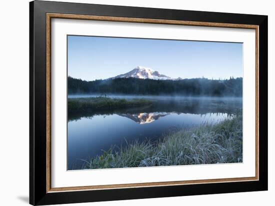 Reflection Lake. Mt. Rainier National Park, WA-Justin Bailie-Framed Photographic Print