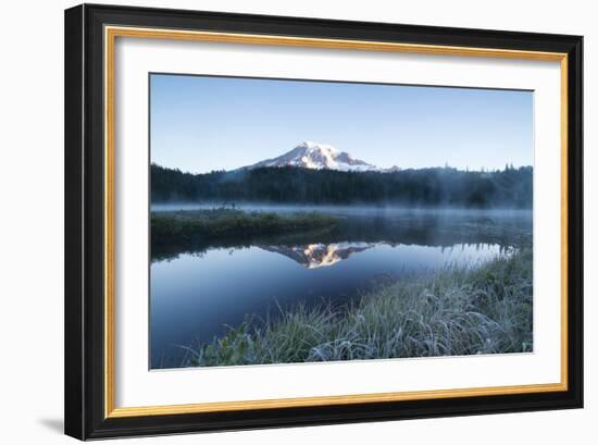 Reflection Lake. Mt. Rainier National Park, WA-Justin Bailie-Framed Photographic Print