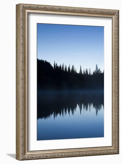 Reflection Lake. Mt. Rainier National Park, WA-Justin Bailie-Framed Photographic Print