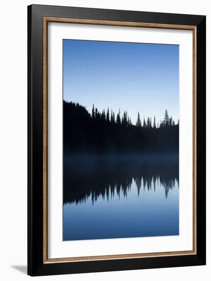 Reflection Lake. Mt. Rainier National Park, WA-Justin Bailie-Framed Photographic Print