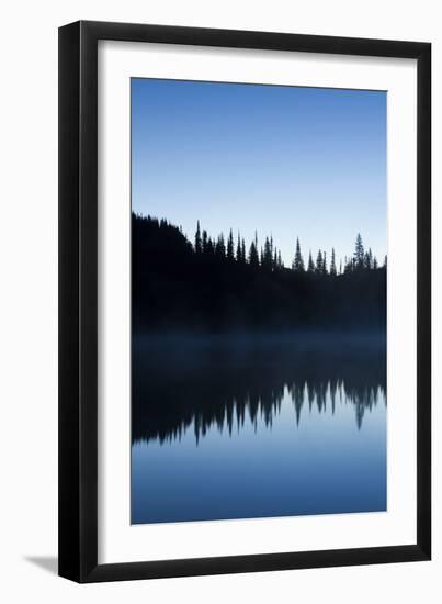 Reflection Lake. Mt. Rainier National Park, WA-Justin Bailie-Framed Photographic Print