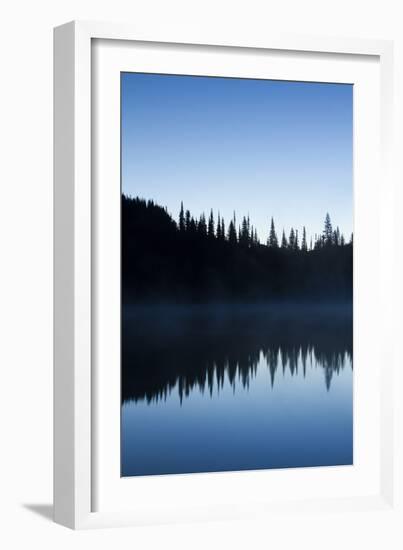 Reflection Lake. Mt. Rainier National Park, WA-Justin Bailie-Framed Photographic Print