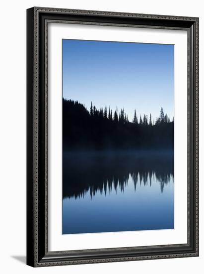 Reflection Lake. Mt. Rainier National Park, WA-Justin Bailie-Framed Photographic Print