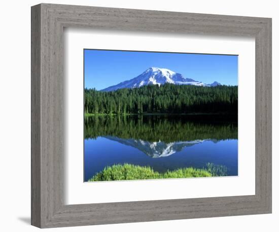 Reflection Lake, Mt. Rainier National Park, Washington, USA-Rob Tilley-Framed Photographic Print