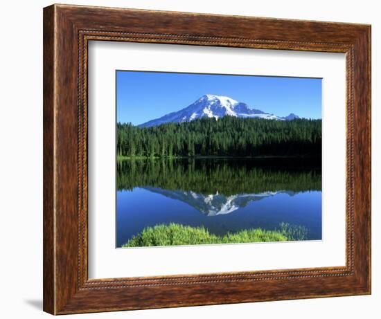 Reflection Lake, Mt. Rainier National Park, Washington, USA-Rob Tilley-Framed Photographic Print