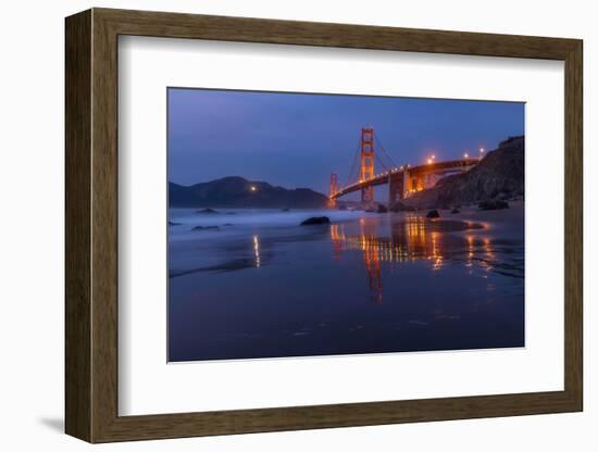 Reflection Marshall Beach-Bruce Getty-Framed Photographic Print